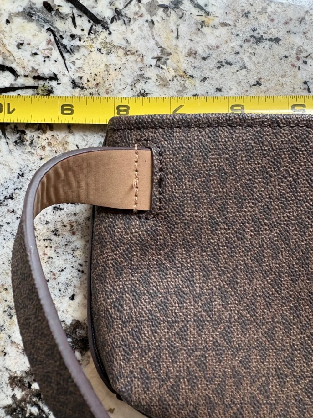 Michael Kors Signature Monogram Stripe Belt Bag Fanny Pack - Like New!